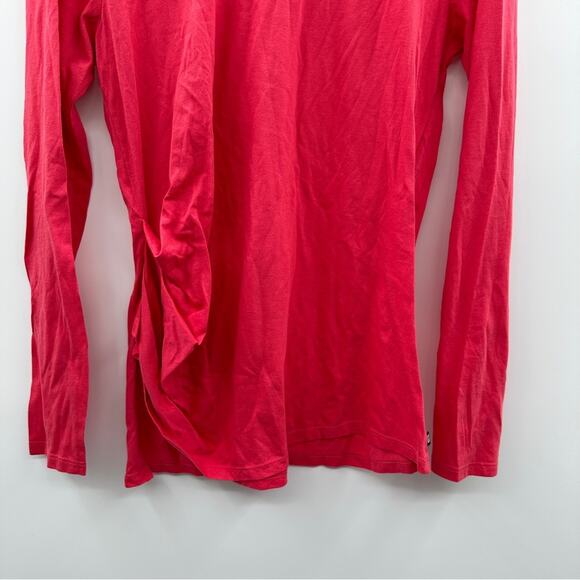 Fabletics Layla Twist Long Sleeve Tee Shirt in Horizon Pink Size L - Picture 4 of 9